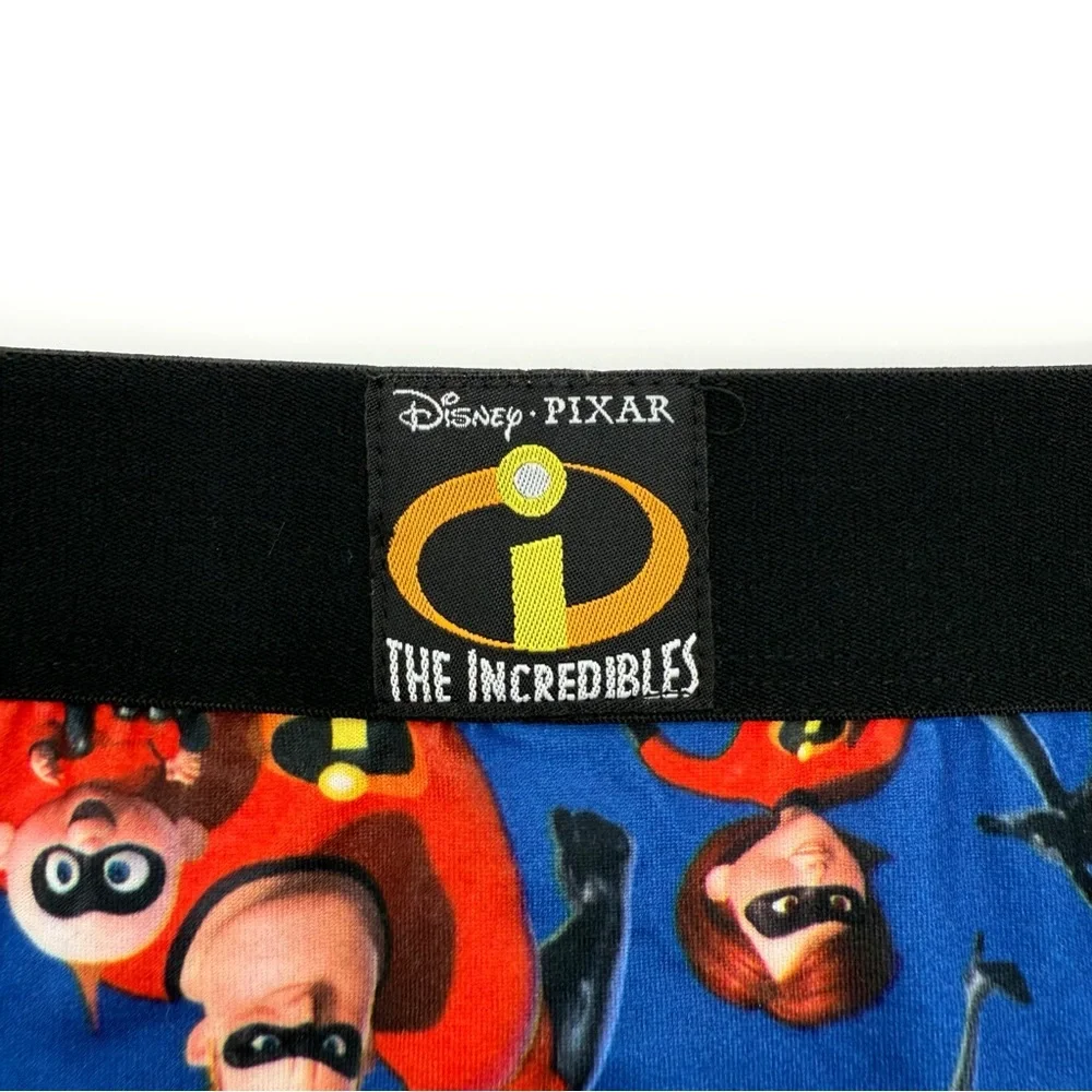 Disney Pixar The Incredibles Crazy Boxer Briefs Mens Small Underwear Blue Gift